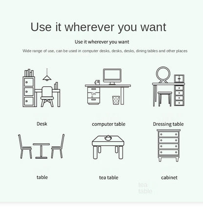 white mousepad Portable Mouse pad large Gaming Waterproof Non-slip PU Suede Desk Mat Computer Keyboard desk pad Mats.