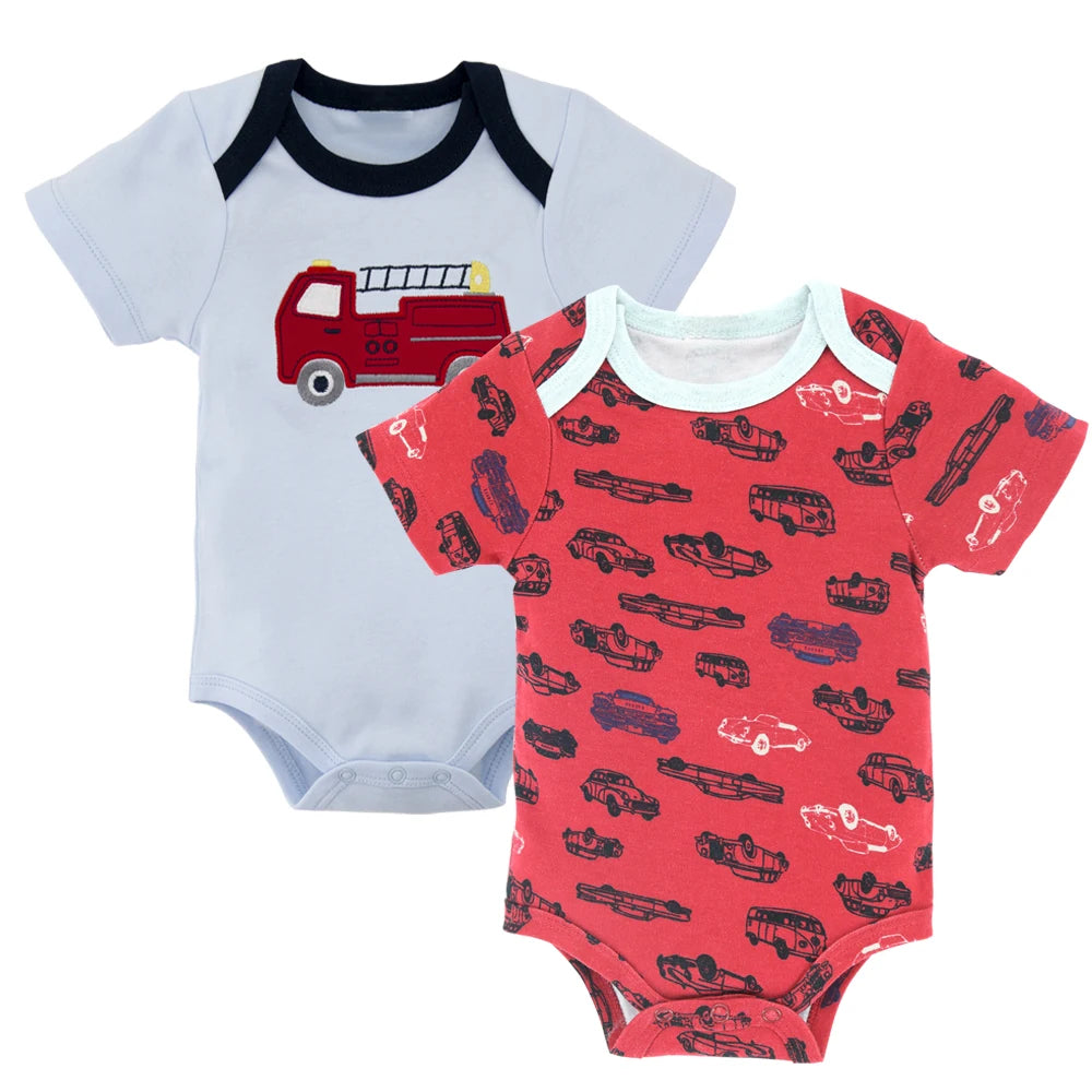 Honeyzone Sommer Baby Kleidung Säuglings Mädchen Strampler Nette Löwe Voller Druck Jungen Bodys 2 teile/satz Trottie Overalls Outfits Боди