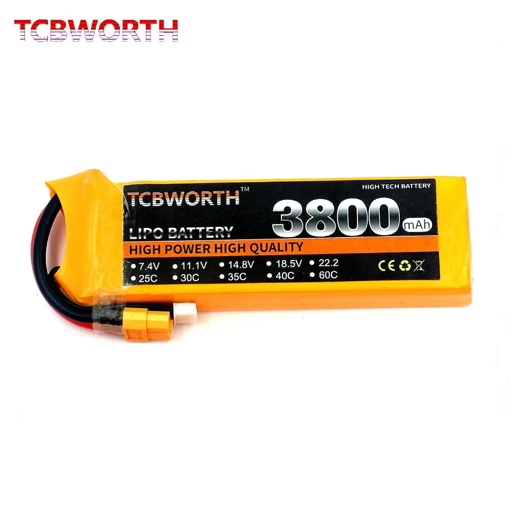 3S RC LiPo Battery 3S 11.1V 1300 1500 1800 2200 3000 3500 4200 6000mAh 25C 35C 60C For RC Airplane Drone Boat 11.1V LiPo 3S.