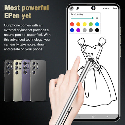 S24 Ultra 16G+1TB High Configuration Android Smart Phone Octa Core 108MP Global 5G Dual SIM Dual Big Screen English LTE CDMA.