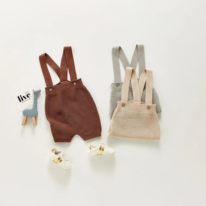 2022 Baby Strampler Sleeveless Herbst Kleinkind Mädchen Jungen Overall Gestrickte Solide Neugeborenen Kinder Kleidung Super Weiche Ein Stück Gesamt.