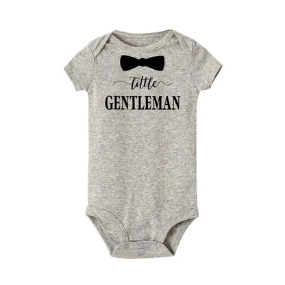 Kleine Gentleman Lustige Neugeborene Baby Sommer Strampler Infant Körper Kurzarm Baby Overall Kind Junge Mädchen Neue Geboren Body Kleidung.