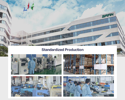 SRAN Eu-Steckdosen, 82/153/224 x 82 mm, schwarzes Panel aus Aluminiumlegierung, 16 A USB-Wandsteckdose Typ C, Heimbüro.