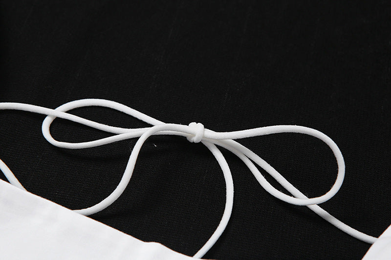 Sexy rückenfreie Minikleider mit Schnürung, Boho-Weiß, Puffärmel, süßes Kleid, schicke Damen, elegante Dame für Hochzeit, Party, Sommerkleidung.