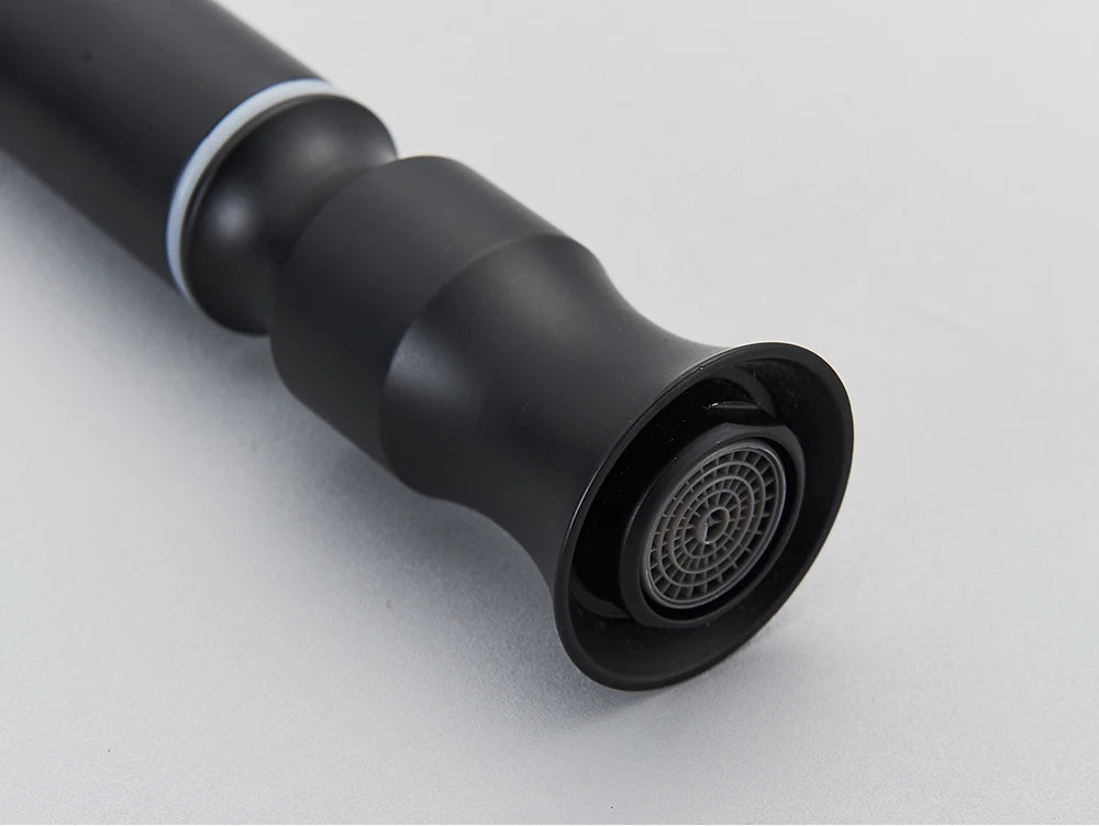 POIQIHY Antique Brass Kitchen Faucet Pull Out Bathroom Kitchen Mixers Single Handle Pull Down Cold Hot Water Tap Deck Mounted