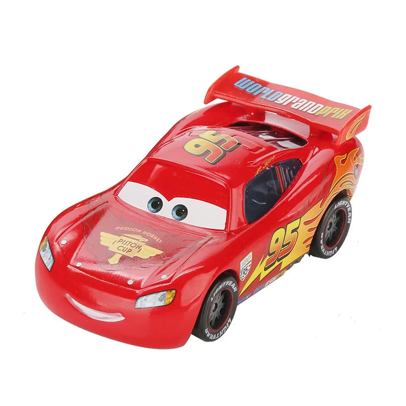 Disney Pixar Cars 2 3 Lightning McQueen Race Div Fritter Miss Tractor Frank 1:55 Diecast Metal Alloy Model Car For Kid Xmas Gift.