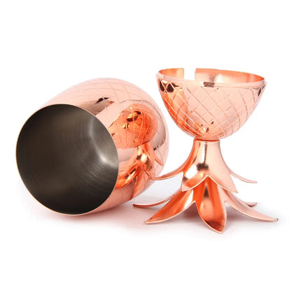 Pineapple Tumbler / Mug Moscow Mule Mug Available in 3 color (Silver,Copper,Gold)- Cocktail Drinking Cups Mugs Bar Tool.