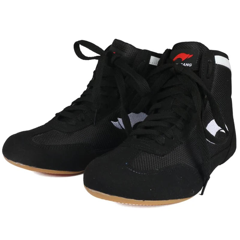 women Men Boxing boots Wrestling Shoes gear Combat Sneakers gym equipment training fighting boots Plus Size 35-46.
