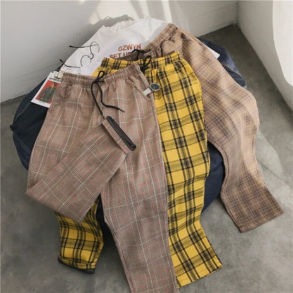 LAPPSTER Frauen Streetwear Plaid Hosen 2020 Harajuku Hohe Taille Jogger Koreanische Stil Jogginghose Damen Herbst Hosen Plus Größe.