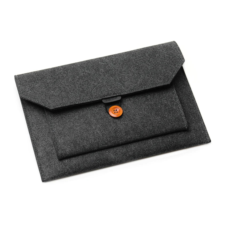 11.6/13/14/15"Laptop Sleeve Felt Ultralight Notebook Tablet Pad Case Multi-pocket Pouch Bag Briefcases for Apple Macbook/ Asus.