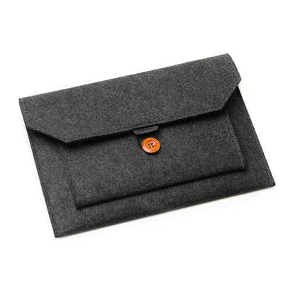 11.6/13/14/15"Laptop Sleeve Felt Ultralight Notebook Tablet Pad Case Multi-pocket Pouch Bag Briefcases for Apple Macbook/ Asus.