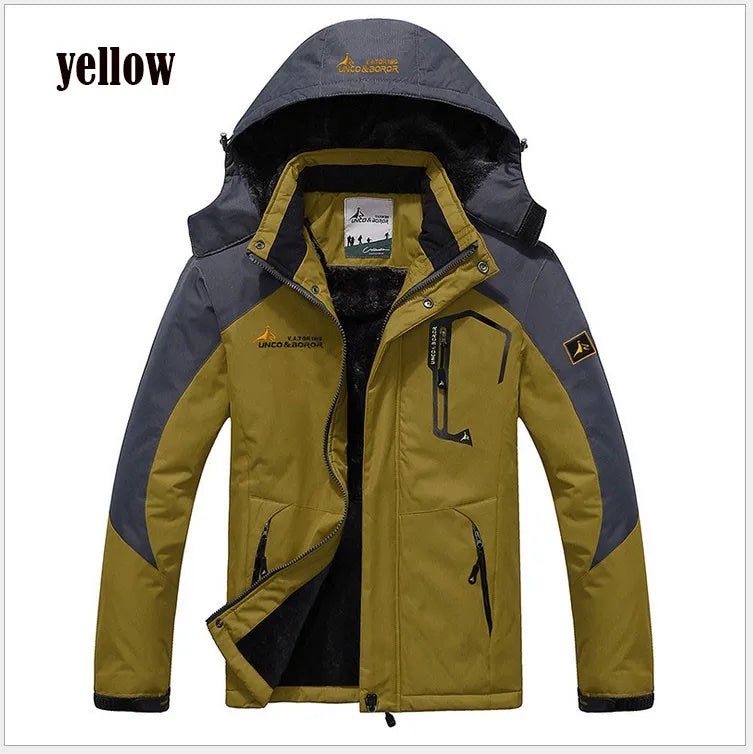 Winter Parka Men Windbreak Plus Thick Warm Windproof Fur Coats Male Military Hooded Anorak Jackets Men's Winter Jackets.