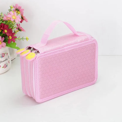 Federmäppchen mit 36/48/72 Löchern zum Zeichnen, Malen, Kunstmarkierungsstifte, multifunktional, große Kapazität, für Schule, Schreibwaren, Tasche