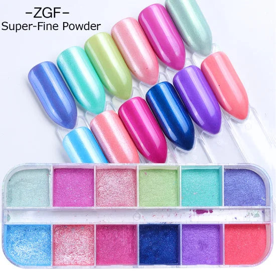 1 Set Mixed Color 3D Ultrathin Sequins Nail Glitter Flakes 1/2/3mm Sparkly DIY Tips Dazzling Paillette Nail Art Decorations TRP