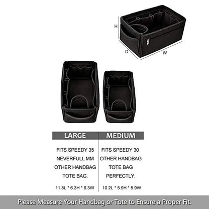 Make up Organizer Felt Cloth Handbag Organizer Insert Bag Travel Inner Purse Portable Cosmetic Bags Fits Speedy Neverfull.