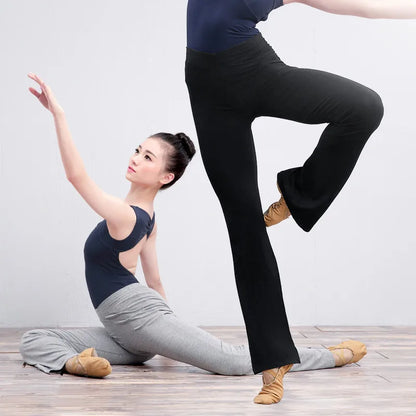 Running Sport Pants Woman Fitness Yoga Pants Yoga Legging Dance Pants High Waist Stretch Slim Ballet Pants Ladies.