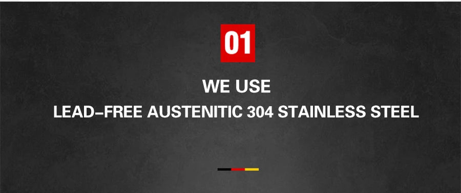 Kitchen sink lead-free austenitic handmade brushed 304 stainless steel 3mm thickness single bowl kitchen sink