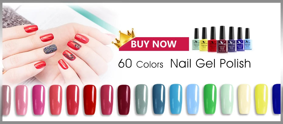 15ml VENALISA Gel Nail Polish Highly Pigmented Full Coverage Nail Gel Lacquer Semi Permanent Beauty Matt Top Coat Gel Varnish