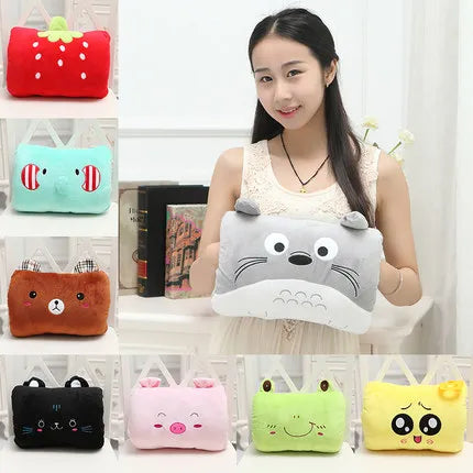 Kids cute gift Cartoon hand pillow Hand Warmer Nap weak hero class 1 arm pillow suho Non electrical Travel essentials.