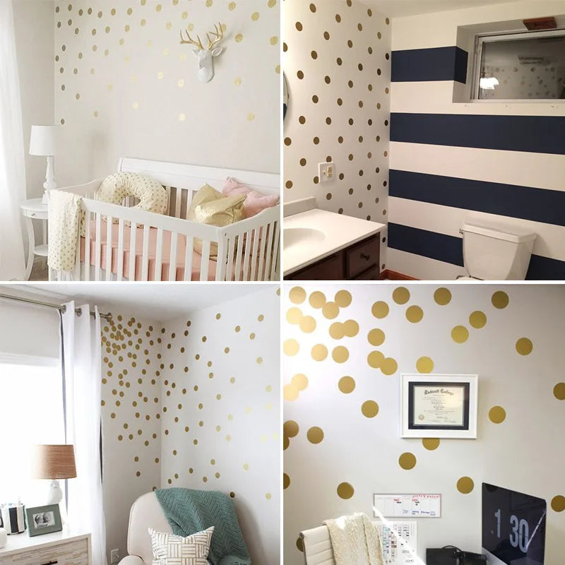 Black Dots Wall Stickers For Kids Room Baby Nursery Stickers Home Decor Kids Wall Sticker Baby Room Children Home Decoration.