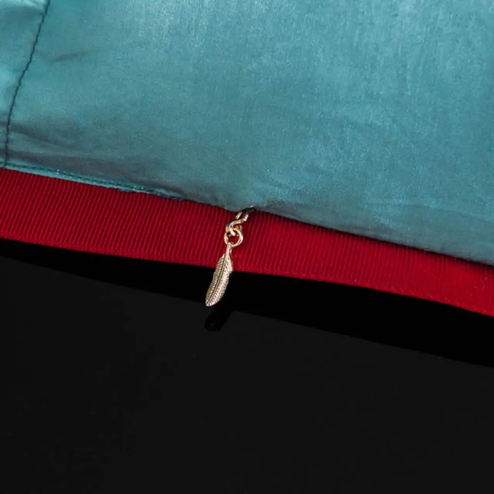 3D Luxury Quilted 100% High Rank Goose Down Duvet Quilt King Queen Full Size Comforter Winter Thick Blanket Solid Color.