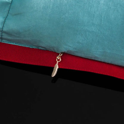 3D Luxury Quilted 100% High Rank Goose Down Duvet Quilt King Queen Full Size Comforter Winter Thick Blanket Solid Color.