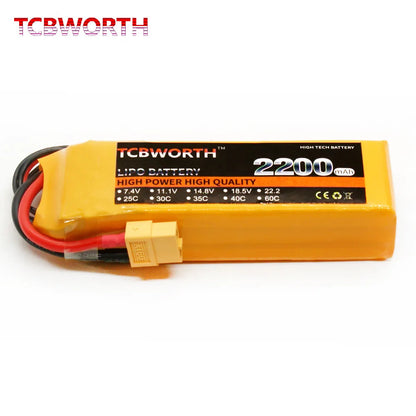 3S RC LiPo Battery 3S 11.1V 1300 1500 1800 2200 3000 3500 4200 6000mAh 25C 35C 60C For RC Airplane Drone Boat 11.1V LiPo 3S.