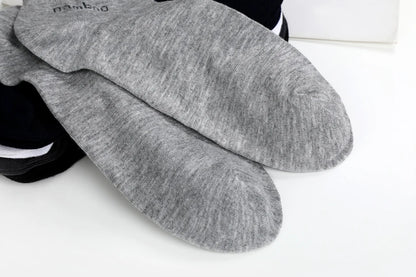 10 Pairs / Pack Men's Bamboo Fiber Socks Short High Quality New Casual Breatheable Anti-Bacterial Man Ankle Socks Men.