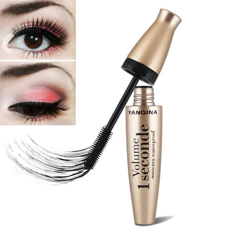3D Fiber Mascara Long Black Lash Eyelash Extension Waterproof Eye Makeup.