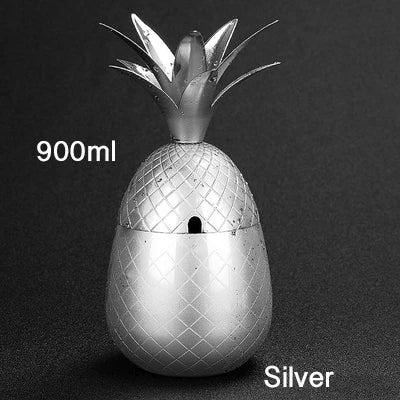 Pineapple Tumbler / Mug Moscow Mule Mug Available in 3 color (Silver,Copper,Gold)- Cocktail Drinking Cups Mugs Bar Tool.
