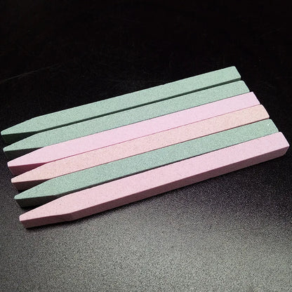2pcs/lot Practical Stone Ceramic Nail Files Pumice Cuticle Remover Trimmer Nail Buffer Saws Art Manicure Tools.