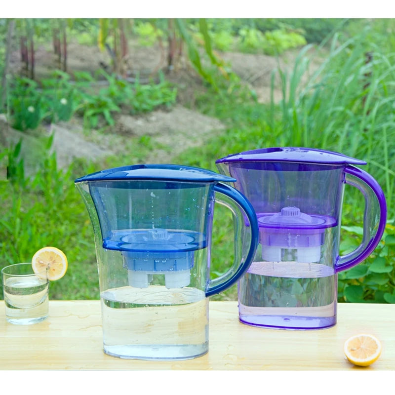DMWD 2.5L 4 Layers Home Water Purifier Water Filter Kettle Healthy Drinking Water Maker Filter Jug With 2pcs Core.