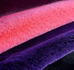 Tuscany Eco-friendly Rabbit Hair Short Pile Leisure Blanket Light Luxury Soft Warm Blanket.