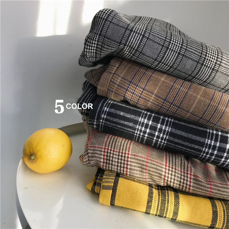 LAPPSTER Frauen Streetwear Plaid Hosen 2020 Harajuku Hohe Taille Jogger Koreanische Stil Jogginghose Damen Herbst Hosen Plus Größe.