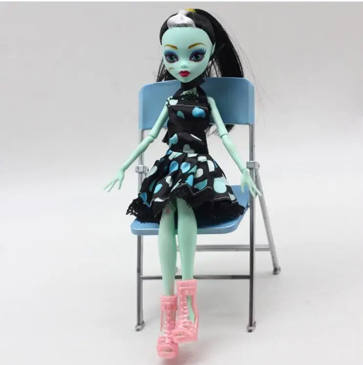 High Quality Fasion Monster Dolls Draculaura/Clawdeen Wolf/ Frankie Stein / Black WYDOWNA Spider Moveable Body Girls Toys.