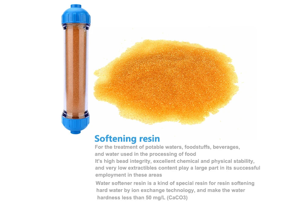 T33 Housing DIY Fill Shell With Filter Cartridge Alkaline balls/Maifan Stone/activated carbon/Resin/KDF for Aquarium purifier.