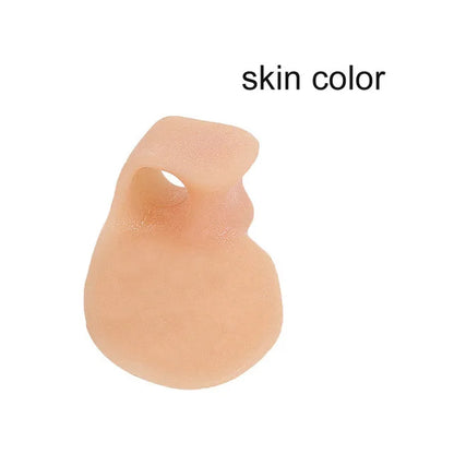 2pcs=1pair Silicone Toe Corrector Gel Protector Finger Separator Orthopedic Products Hallux Valgus Pedicure Foot Care Hammer.