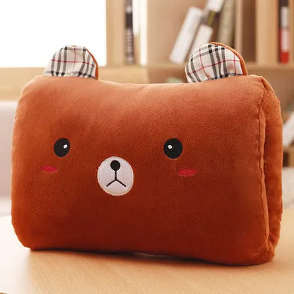 Kids cute gift Cartoon hand pillow Hand Warmer Nap weak hero class 1 arm pillow suho Non electrical Travel essentials.