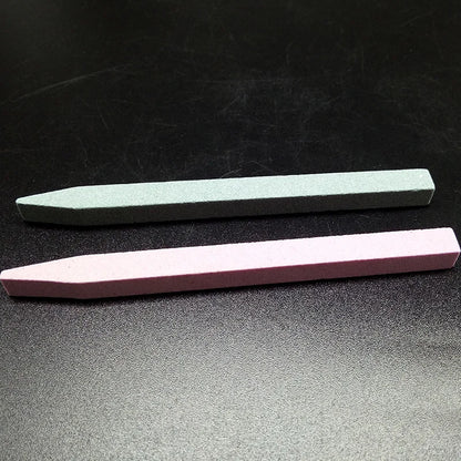 2pcs/lot Practical Stone Ceramic Nail Files Pumice Cuticle Remover Trimmer Nail Buffer Saws Art Manicure Tools.