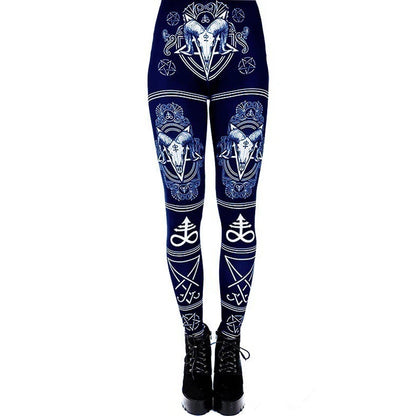 [You're My Secret] 2021 New Animal Printed Leggings Gothic Horse Women Fashion Sexy Ankle Pants Fitness Workout Leggin 4 Colors.