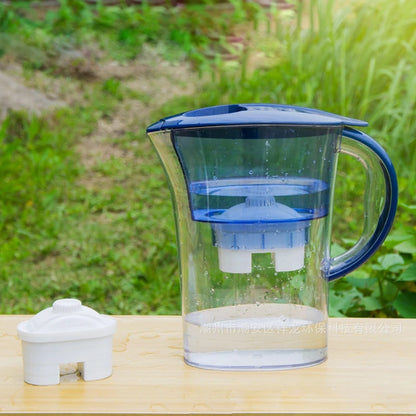 DMWD 2.5L 4 Layers Home Water Purifier Water Filter Kettle Healthy Drinking Water Maker Filter Jug With 2pcs Core.