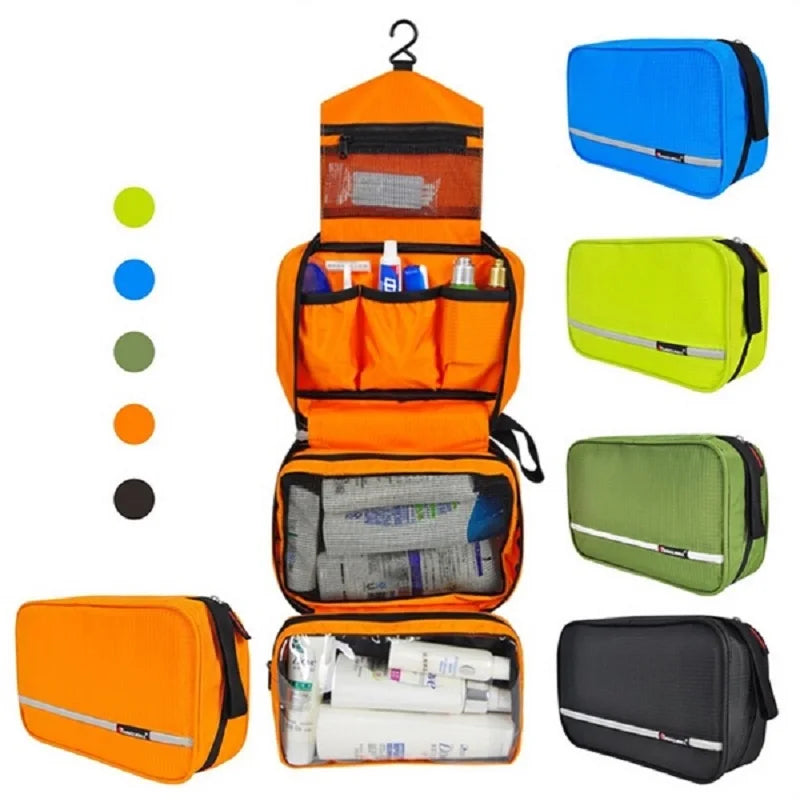 Men Large Waterproof Makeup Bag Male Female Travel Beauty Cosmetic Organizer Case Big Necessaries Make Up Women Toiletry Pouch.