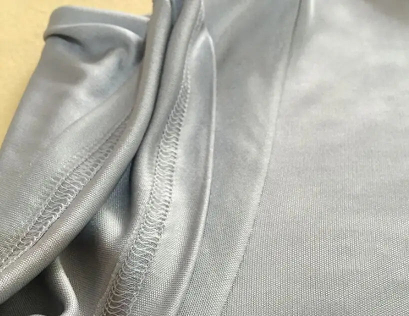 Men's Spring Summer Thin 100% Natural Silk T-shirt Male Elastic Casual Breathable Summer Silk Shirt Tops TB1167.