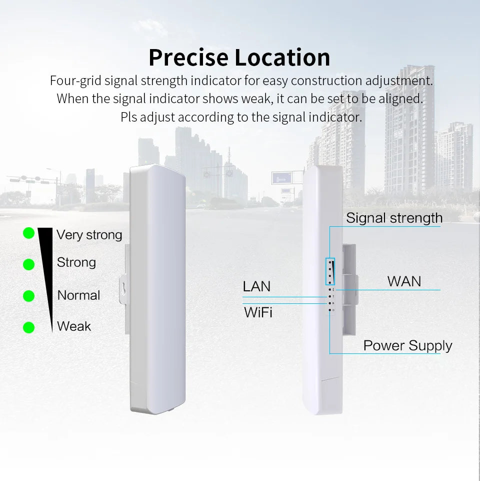COMFAST 5.8G 900Mbps Outdoor CPE WiFi Router 1-11KM long range Extender High Power WI-FI Wireless Bridge AP/Repeater/Amplifier.