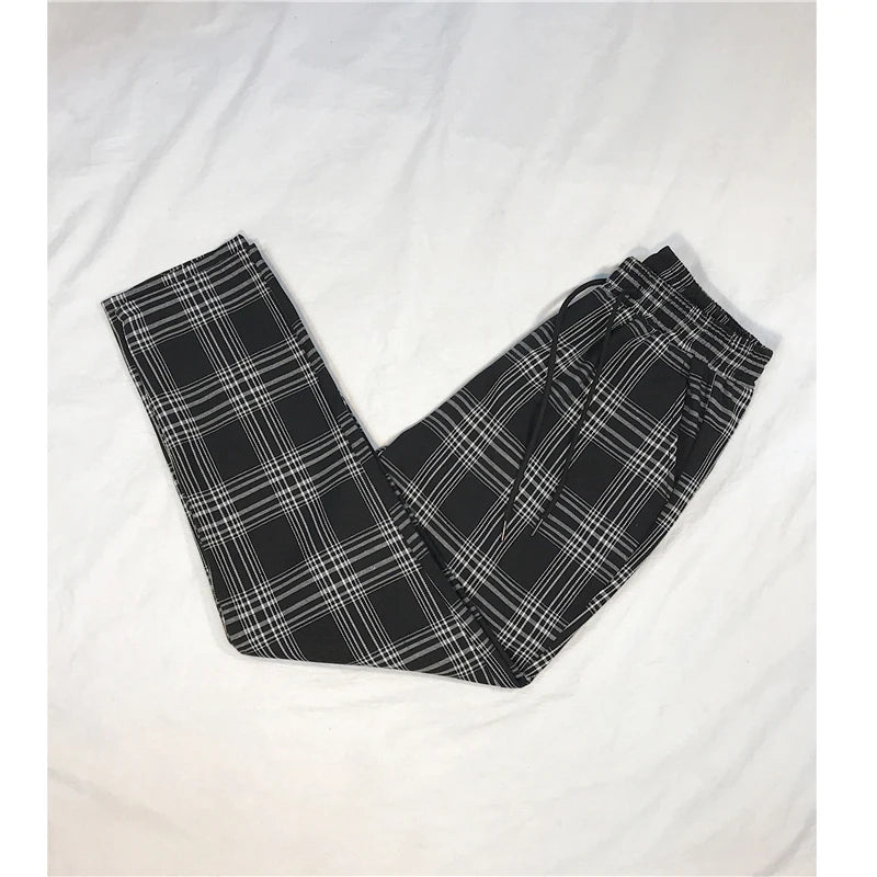 LAPPSTER Frauen Streetwear Plaid Hosen 2020 Harajuku Hohe Taille Jogger Koreanische Stil Jogginghose Damen Herbst Hosen Plus Größe.