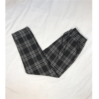 LAPPSTER Frauen Streetwear Plaid Hosen 2020 Harajuku Hohe Taille Jogger Koreanische Stil Jogginghose Damen Herbst Hosen Plus Größe.