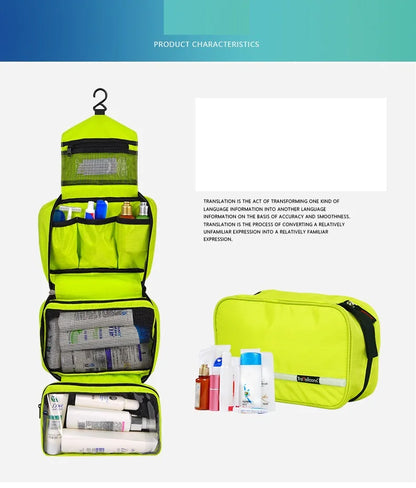 Men Large Waterproof Makeup Bag Male Female Travel Beauty Cosmetic Organizer Case Big Necessaries Make Up Women Toiletry Pouch.