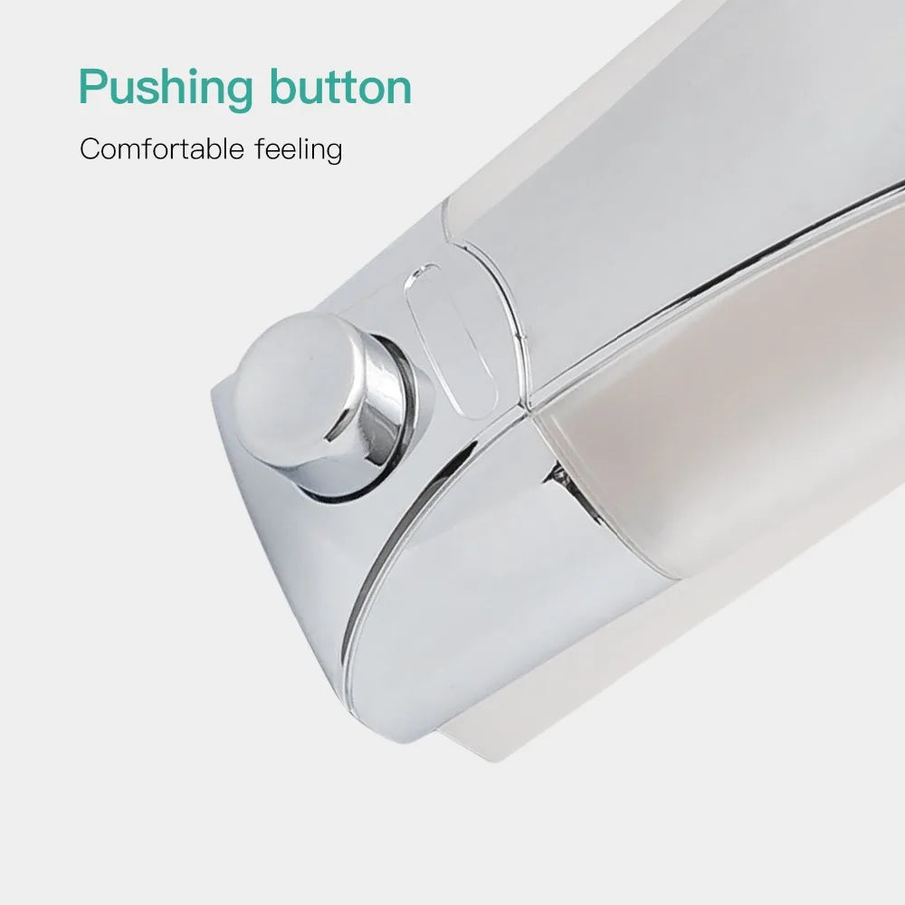 200 ml Seifenspender zur Wandmontage, manueller Shampoo-Duschgel-Spender, Lotionsbehälter, flüssiger Handseifenspender für Badezimmer