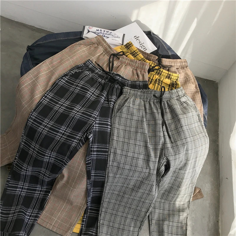 LAPPSTER Frauen Streetwear Plaid Hosen 2020 Harajuku Hohe Taille Jogger Koreanische Stil Jogginghose Damen Herbst Hosen Plus Größe.
