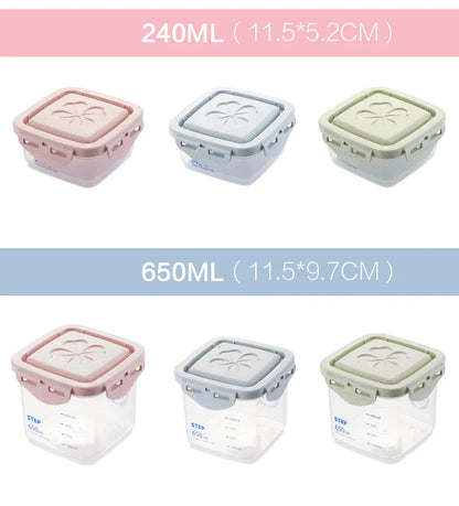 WBBOOMING Healthy Plastic Box Food Storage Box Storage Tank Airtight Plastic Containers Sealed Cans For Coarse Cereals Grains.